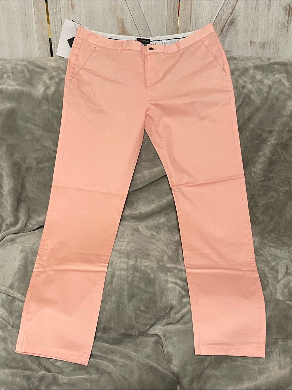 Men’s Pink Straight-Leg pants